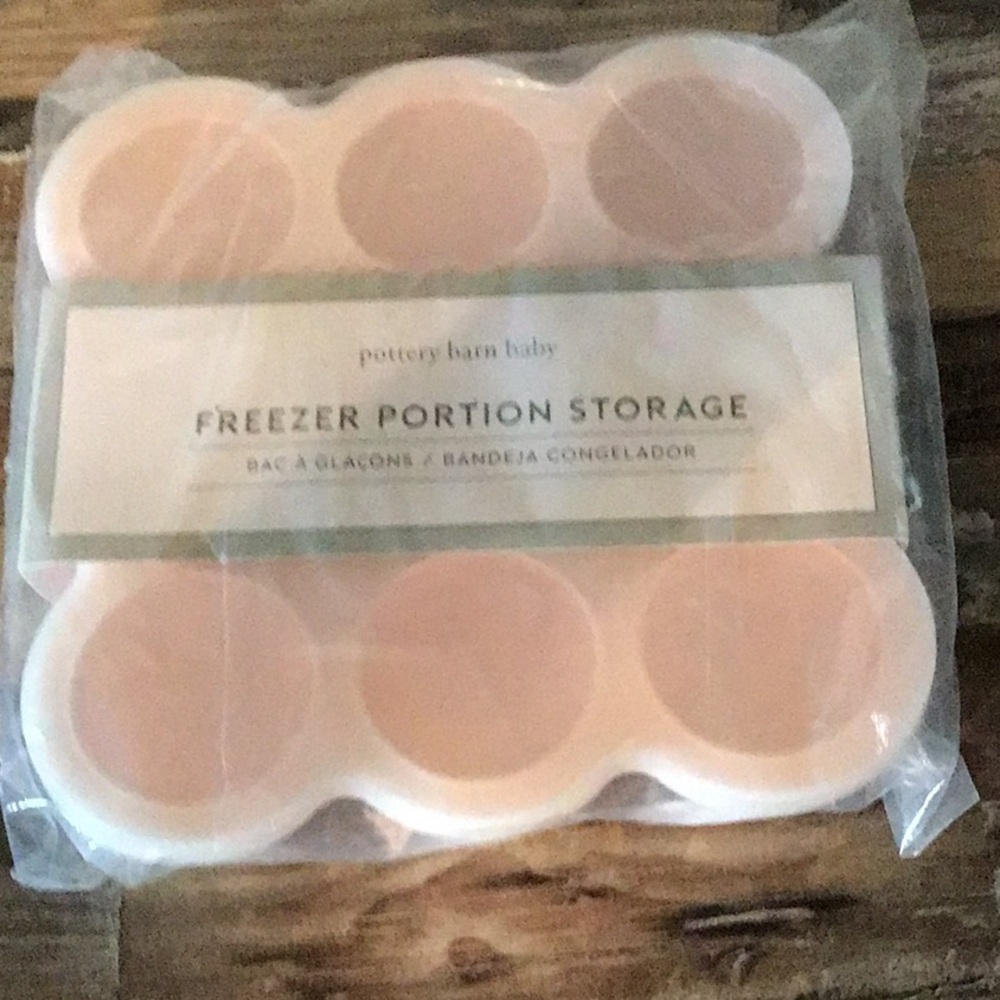 Pottery Barn Kids Pink Storage Set 3 Silicone